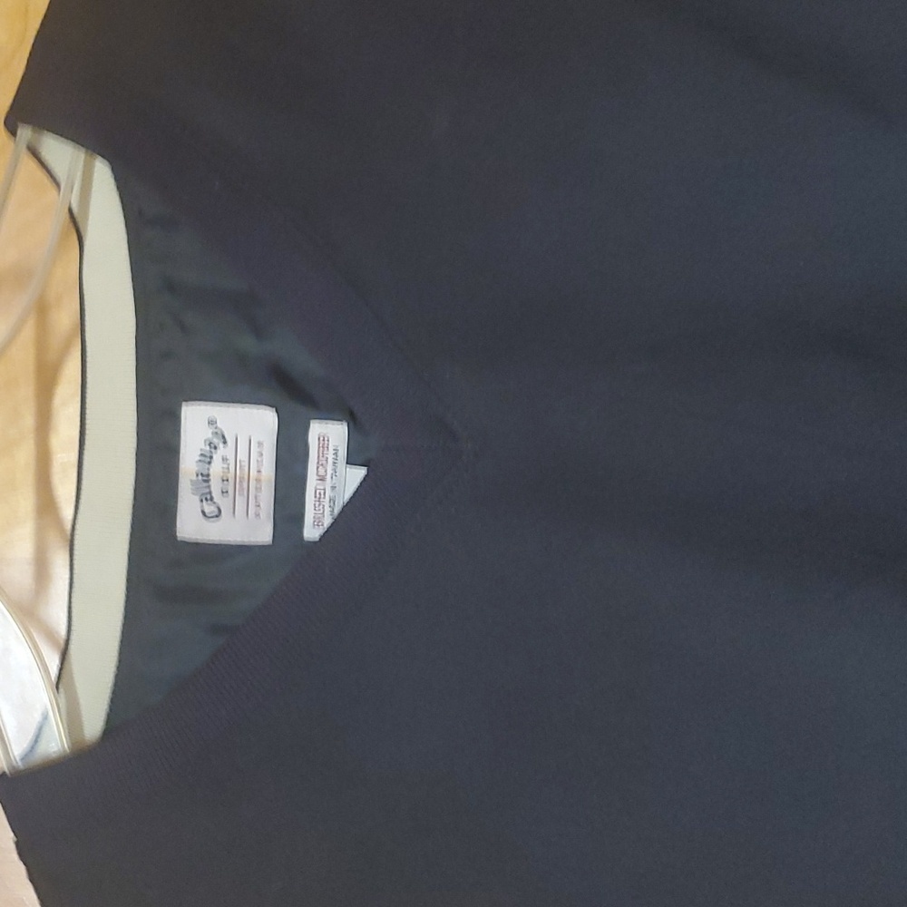 Callaway black v neck golf sweatshirt size XL - Picture 2 of 9